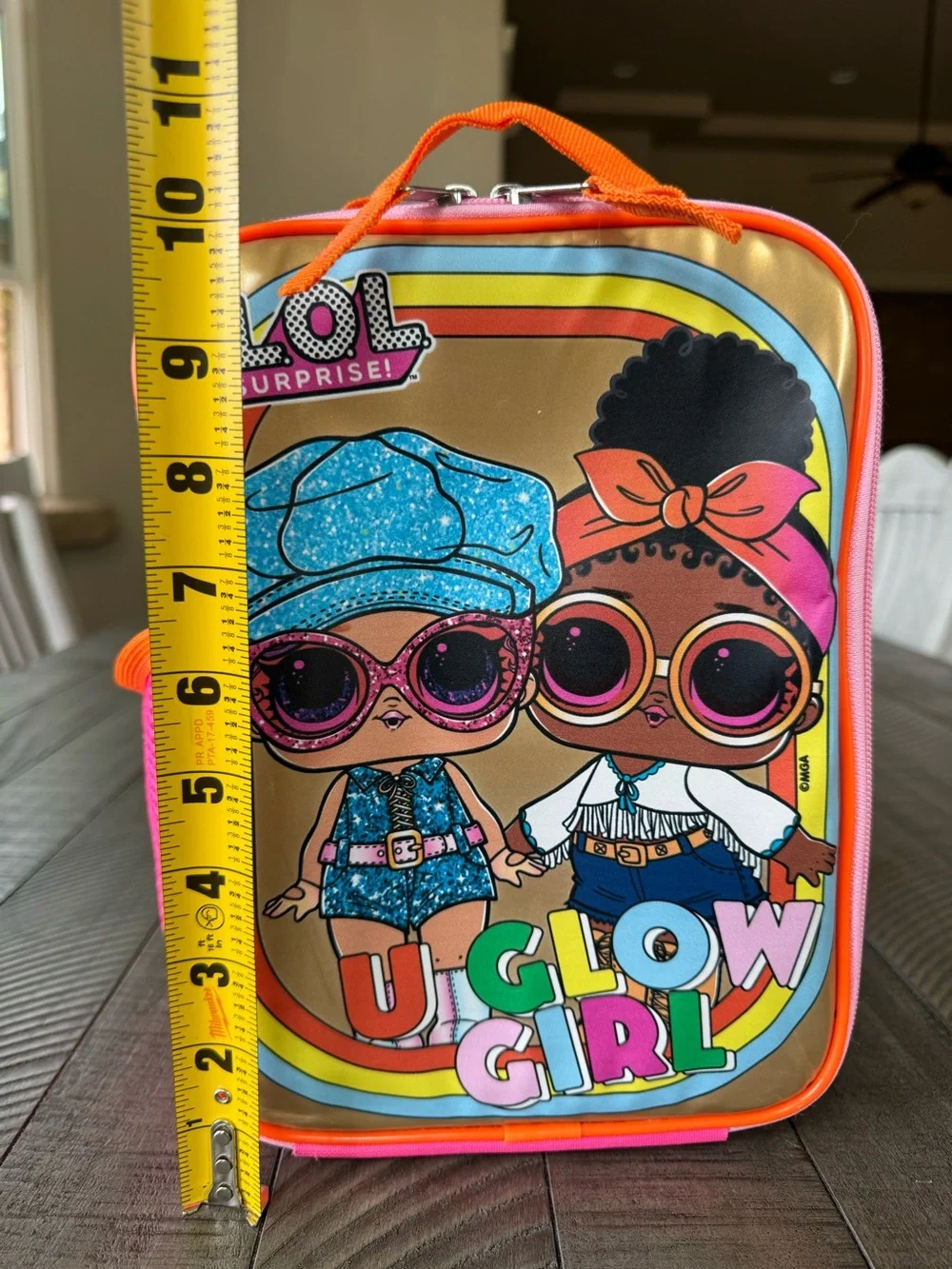 L.O.L. Surprise! Kids Golden Hour U Glow Girl Insulated Lunch Box/Bag Snack Tote